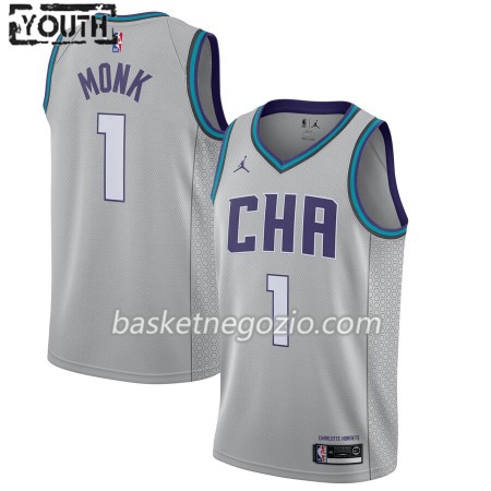 Canotte Bambino Charlotte Hornets Malik Monk 1 2019-20 Jordan Brand City Edition Swingman